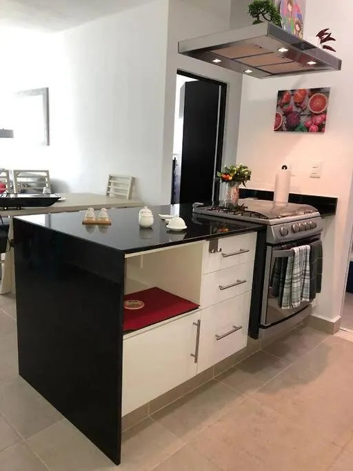 Precioso Depto Equipado 5 Pers, Playa Del Carmen Apartment